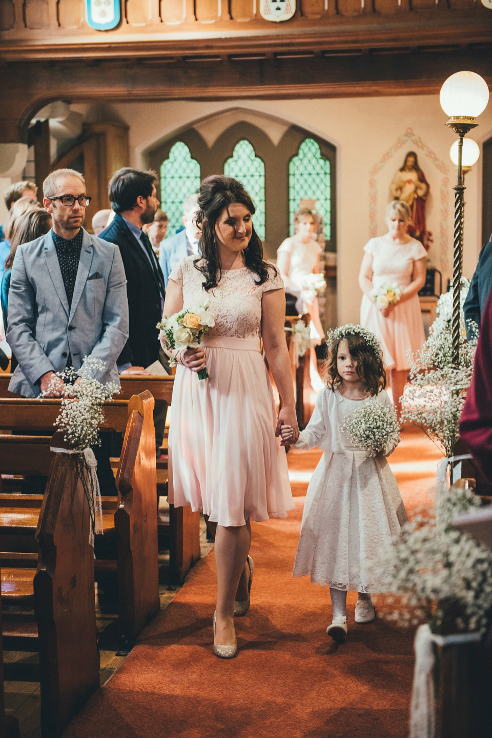 Hannah wore a Caroline Castigliano gown for her wedding to Matt. Photography by Nicola Thompson, film by Magic Hour Films