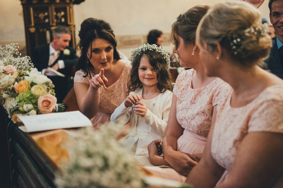 Hannah wore a Caroline Castigliano gown for her wedding to Matt. Photography by Nicola Thompson, film by Magic Hour Films