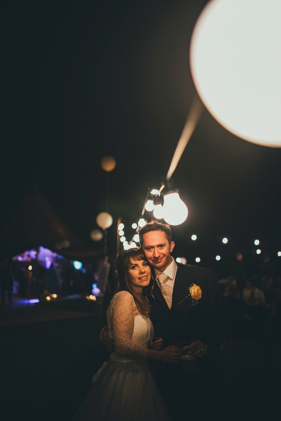 Hannah wore a Caroline Castigliano gown for her wedding to Matt. Photography by Nicola Thompson, film by Magic Hour Films