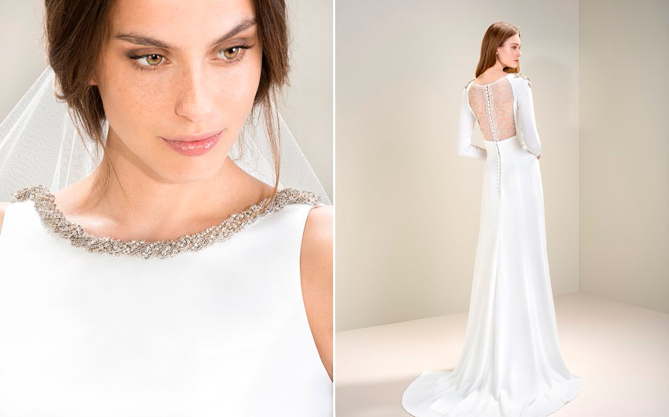 Jesús Peiró Mirtilli - the 2017 collection launched at Barcelona Bridal Fashion Week in April 2016.