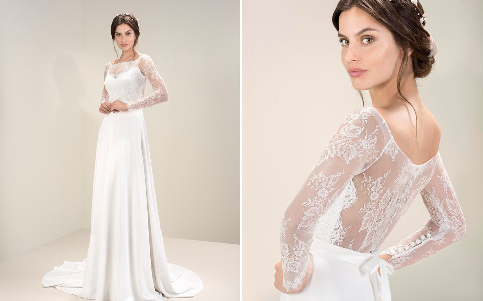 Jesús Peiró Mirtilli - the 2017 collection launched at Barcelona Bridal Fashion Week in April 2016.