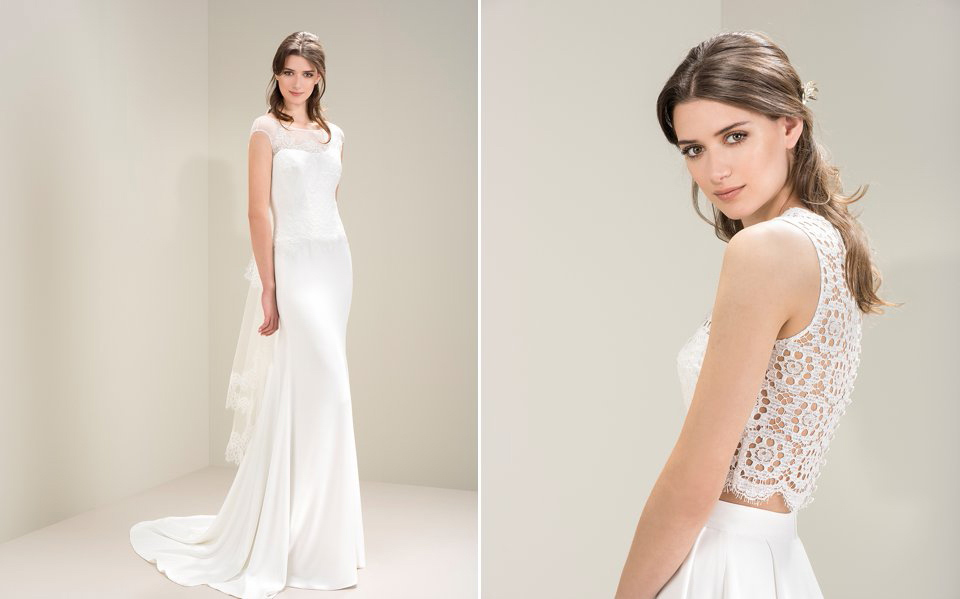 Jesús Peiró Mirtilli - the 2017 collection launched at Barcelona Bridal Fashion Week in April 2016.