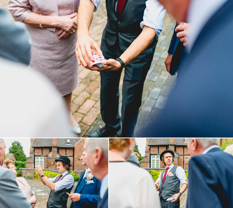 Rebecca wore a gown by Charlotte Balbier for her romantic and quintessentially English country wedding. Photography by Lisa Carpenter.