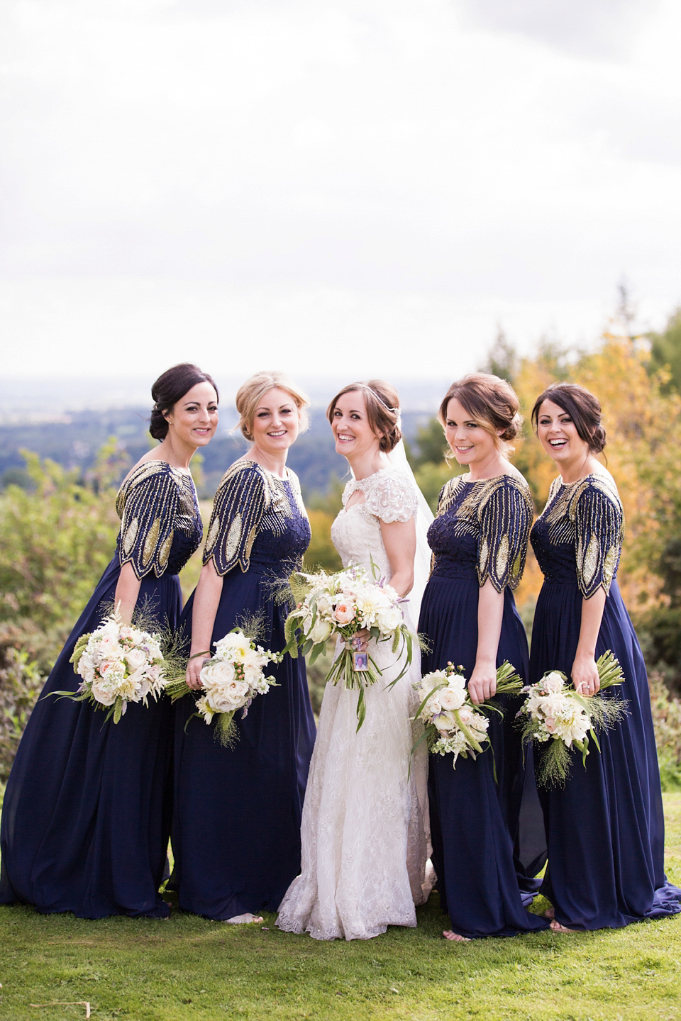 Laura wears a Maggie Sottero gown for her outdoor wedding at Natural Retreats at Richmond in the Yorkshire Dales. Photography by Lee Scullion.