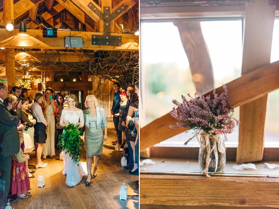 Mint, pink and golden snitches for a magical Autumn wedding in a treehouse. Photography by Sarah Jane Ethan.