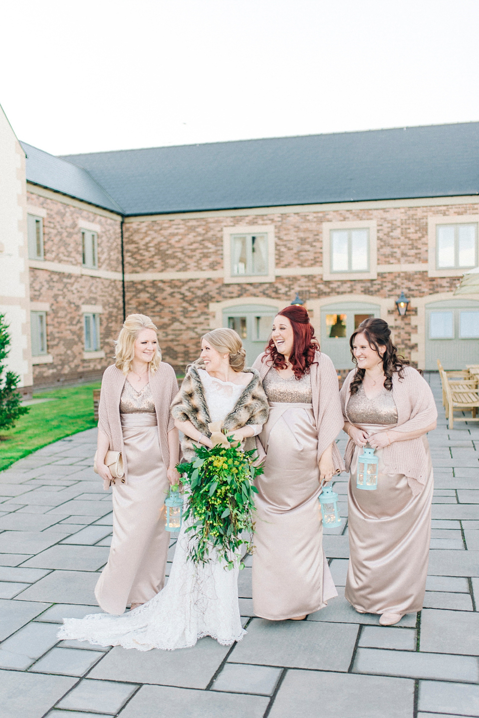 Mint, pink and golden snitches for a magical Autumn wedding in a treehouse. Photography by Sarah Jane Ethan.