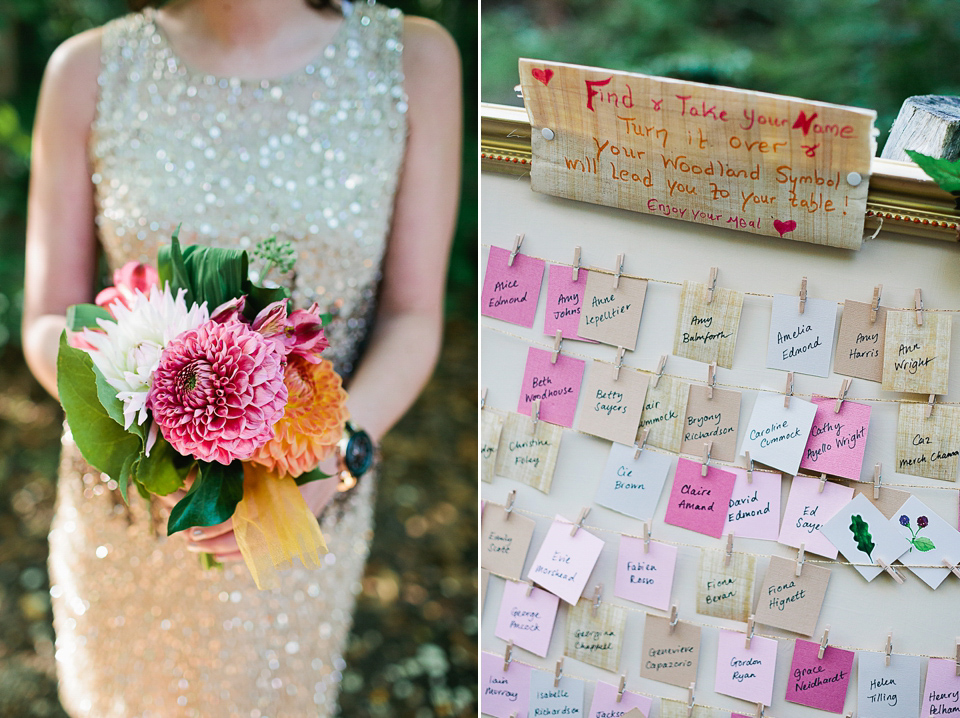 A magical forest wedding at Wilderness Woods, photography by Tarah Coonan.