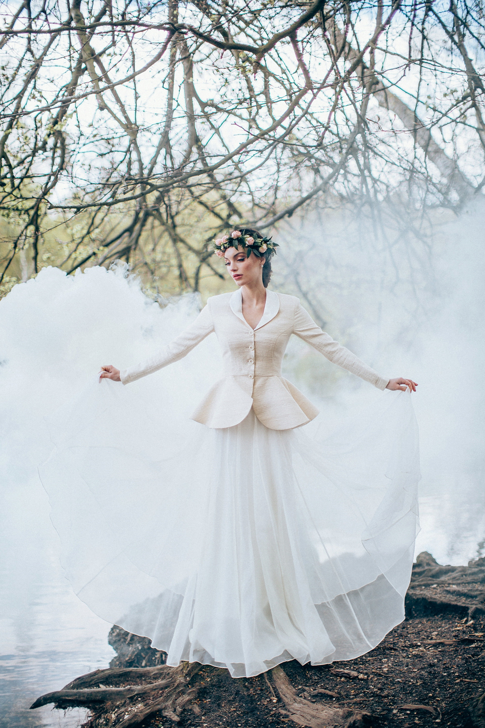 Enchanted Blooms by Sanyukta Shreshtha - a new collection of eco-friendly wedding dresses.