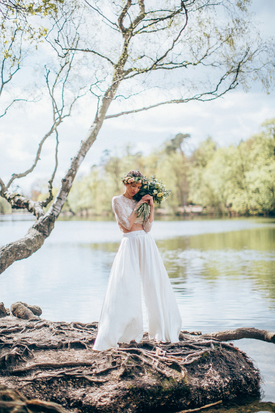 Enchanted Blooms by Sanyukta Shreshtha - a new collection of eco-friendly wedding dresses.