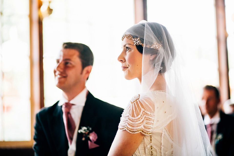 A fairground wedding and a 1920's inspired beaded gown // Images by Fairclough Photography.