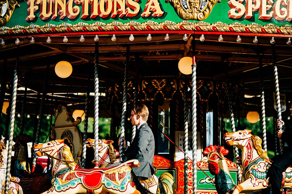 A fairground wedding and a 1920's inspired beaded gown // Images by Fairclough Photography.