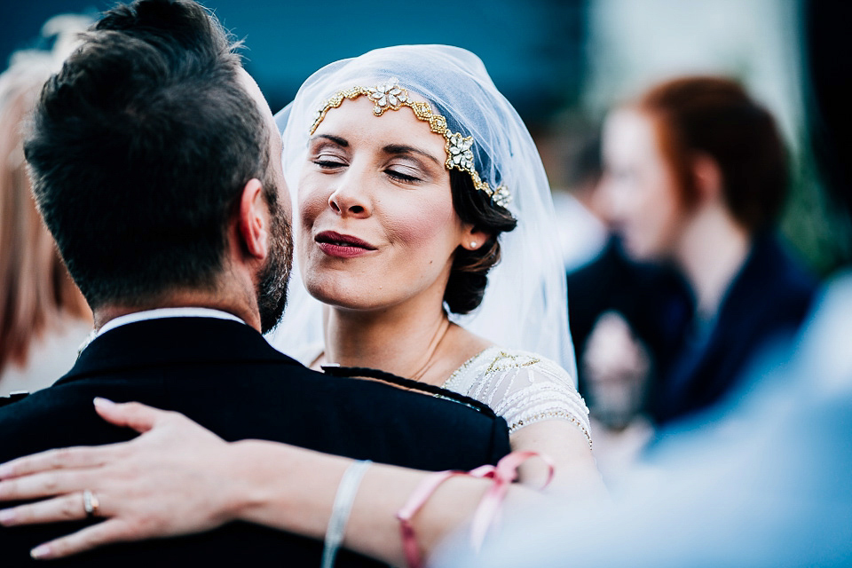 A fairground wedding and a 1920's inspired beaded gown // Images by Fairclough Photography.