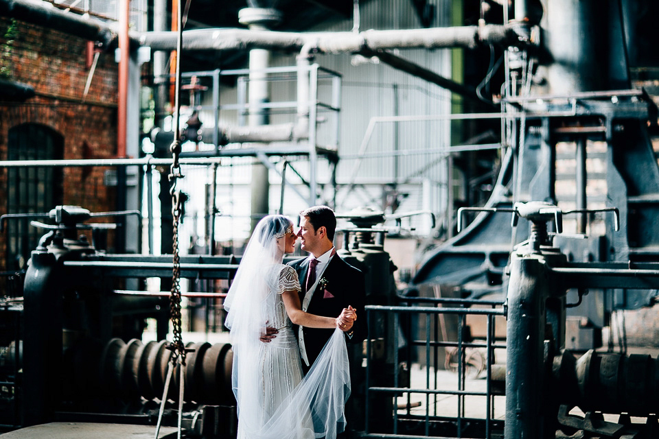 A fairground wedding and a 1920's inspired beaded gown // Images by Fairclough Photography.