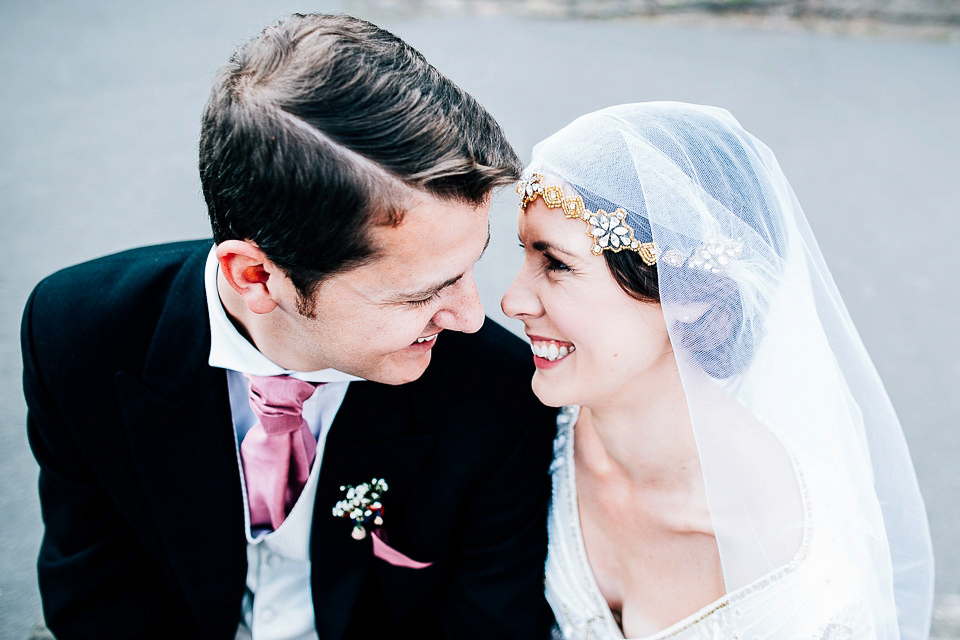 A fairground wedding and a 1920's inspired beaded gown // Images by Fairclough Photography.