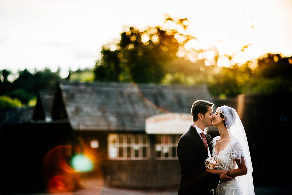 A fairground wedding and a 1920's inspired beaded gown // Images by Fairclough Photography.