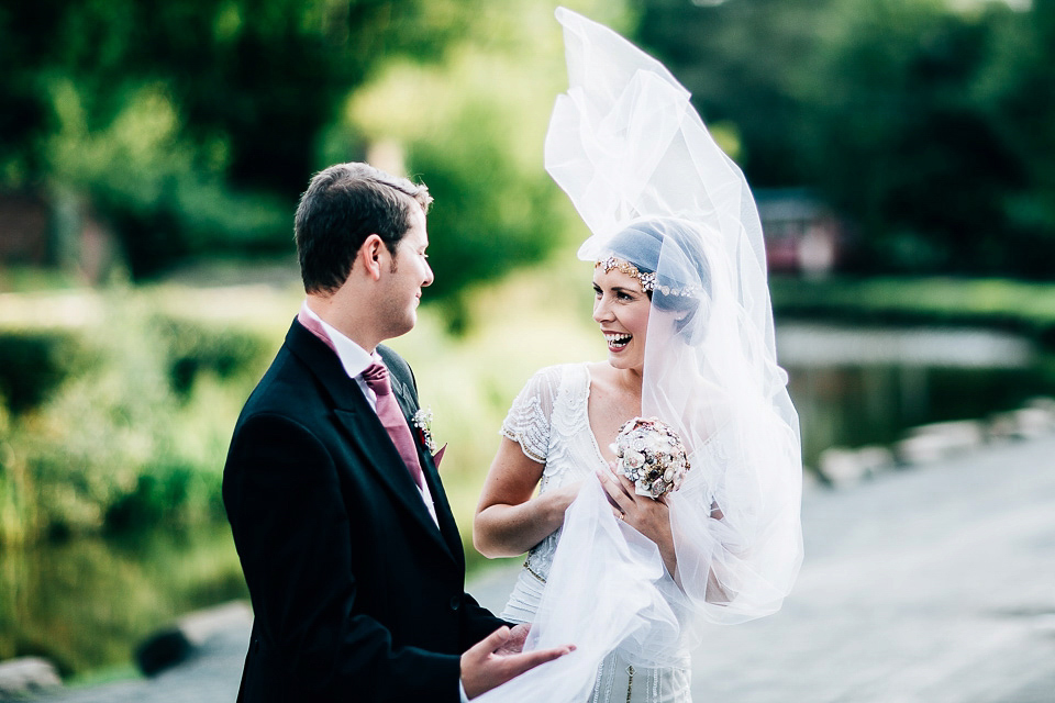 A fairground wedding and a 1920's inspired beaded gown // Images by Fairclough Photography.