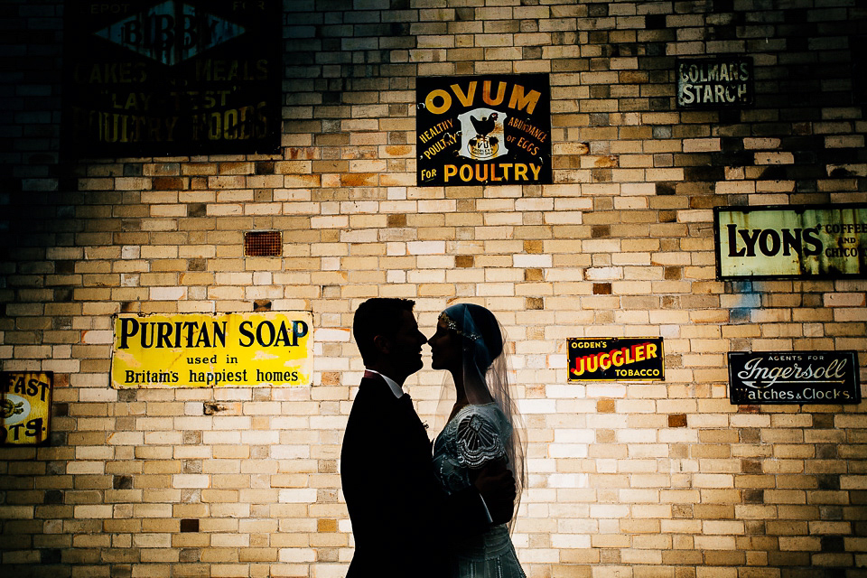 A fairground wedding and a 1920's inspired beaded gown // Images by Fairclough Photography.