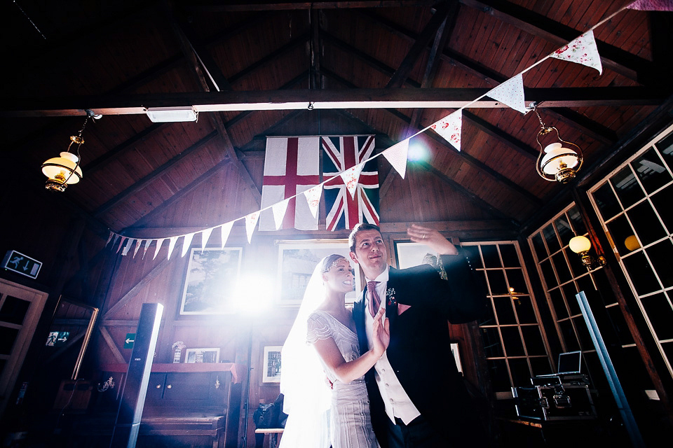 A fairground wedding and a 1920's inspired beaded gown // Images by Fairclough Photography.