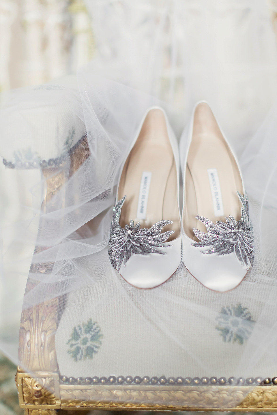 Juliana of Good Juju Ink wears a Marchesa gown for her super tasteful and elegant fairy tale Celtic and Jewish fusion wedding at Ashford Castle. Photography by Craig & Eva Sanders.