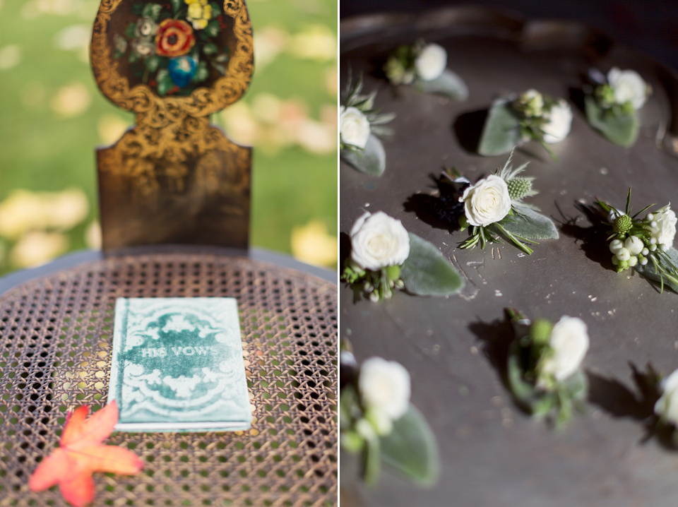 Juliana of Good Juju Ink wears a Marchesa gown for her super tasteful and elegant fairy tale Celtic and Jewish fusion wedding at Ashford Castle. Photography by Craig & Eva Sanders.