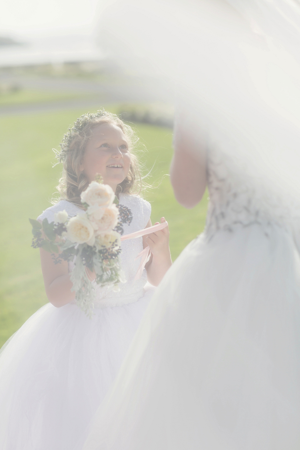 Juliana of Good Juju Ink wears a Marchesa gown for her super tasteful and elegant fairy tale Celtic and Jewish fusion wedding at Ashford Castle. Photography by Craig & Eva Sanders.