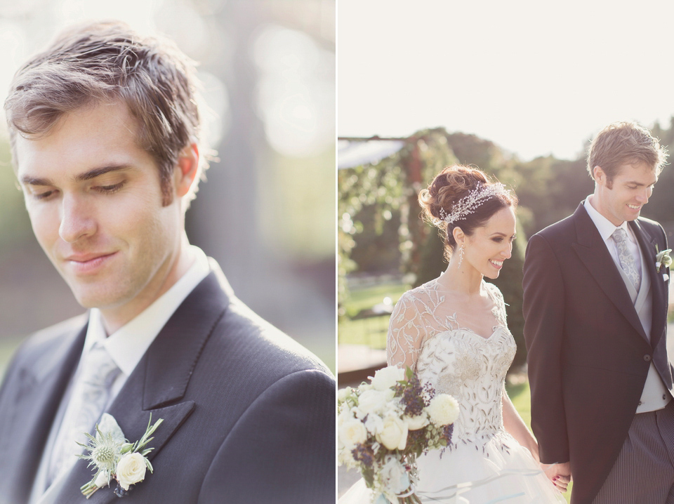 Juliana of Good Juju Ink wears a Marchesa gown for her super tasteful and elegant fairy tale Celtic and Jewish fusion wedding at Ashford Castle. Photography by Craig & Eva Sanders.