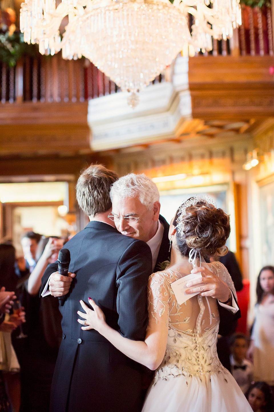 Juliana of Good Juju Ink wears a Marchesa gown for her super tasteful and elegant fairy tale Celtic and Jewish fusion wedding at Ashford Castle. Photography by Craig & Eva Sanders.