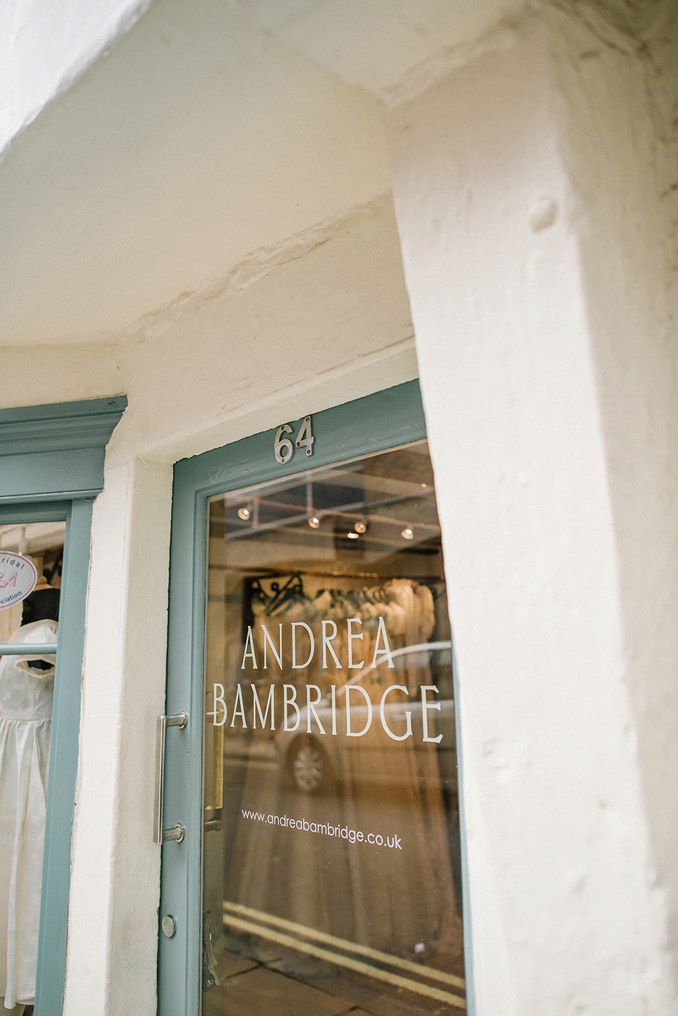 Andrea Bambridge is celebrating 700 years of 'Our Lady's Row' - a quaint row of cottages in the hart of York which also homes their bridal boutique. Photography by Georgina Harrison.