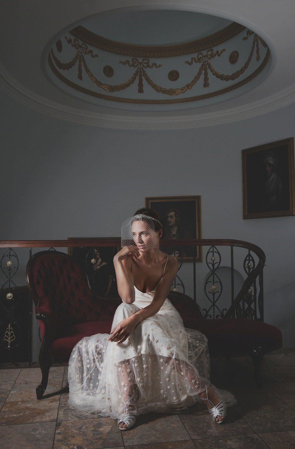 Exquisite, elegant wedding veils by Halfpenny London. Exquisite, elegant wedding veils by Halfpenny London.