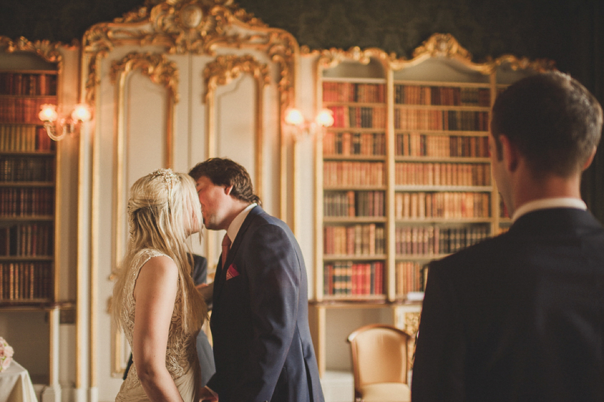 Jannicke wore a gown by Tadashi Shoji, from BHLDN, for her Wrest Park wedding to her husband Luke. Photography by our littlebookforbrides.com member, Matt Penberthy.