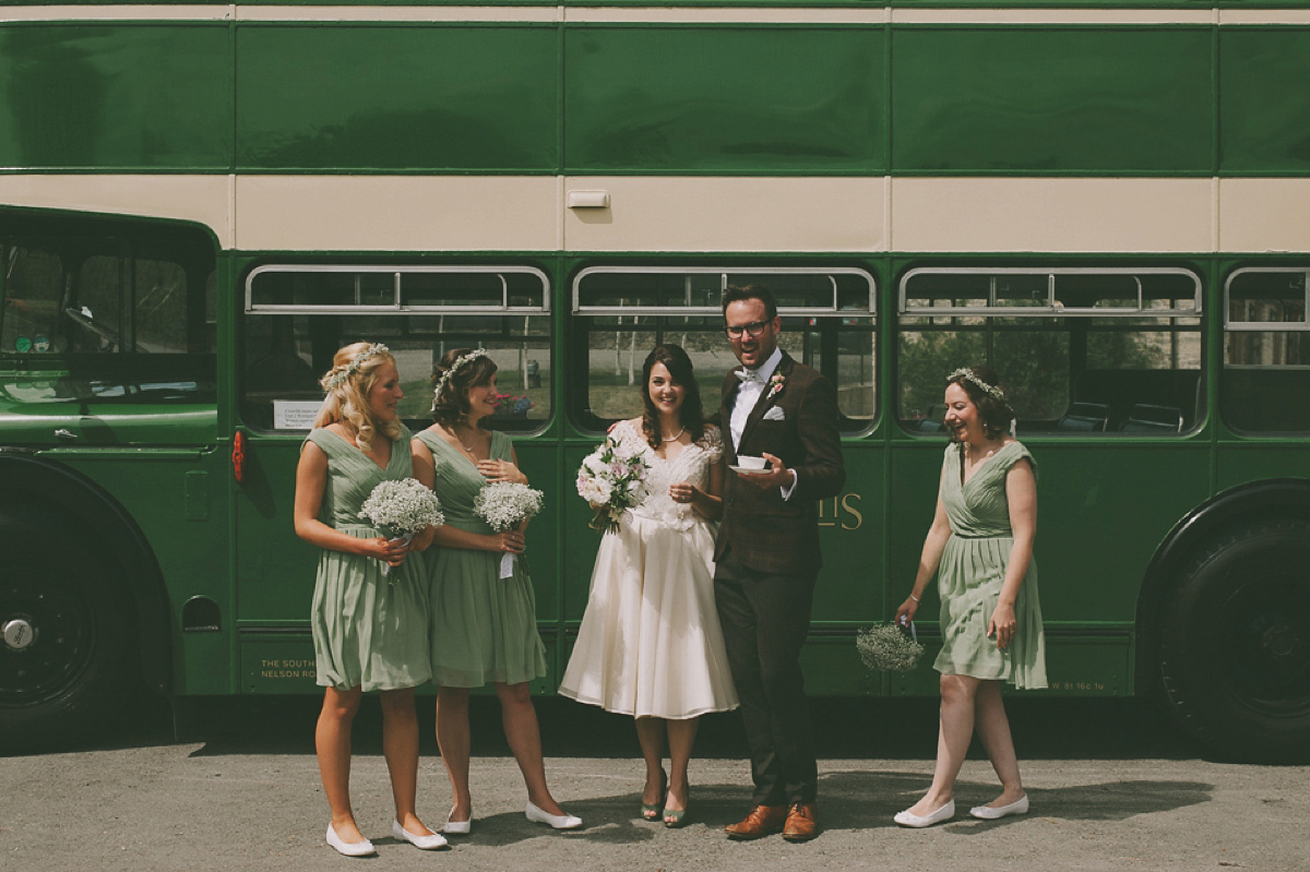 Green shoes ane a 50's inspired dress for a vintage barn wedding in the Cotswolds. Dress by Joanne Fleming, photography by Nabeel's Camera. Green shoes ane a 50's inspired dress for a vintage barn wedding in the Cotswolds. Dress by Joanne Fleming, photography by Nabeel's Camera.