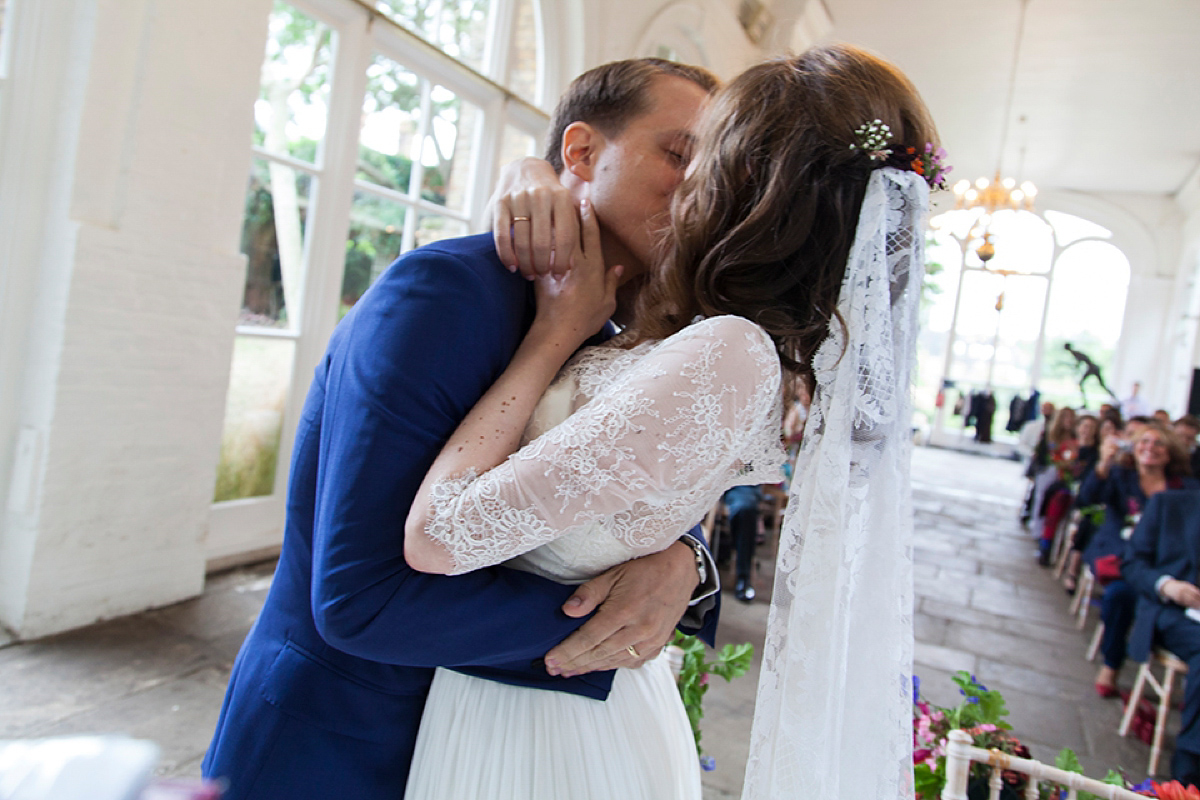 Catherine Deane and Lorie X bridal separates for a bright and colourful September wedding. Photography by Christina Cuevas.