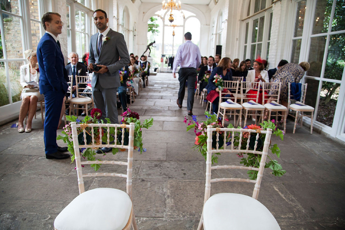 Catherine Deane and Lorie X bridal separates for a bright and colourful September wedding. Photography by Christina Cuevas.