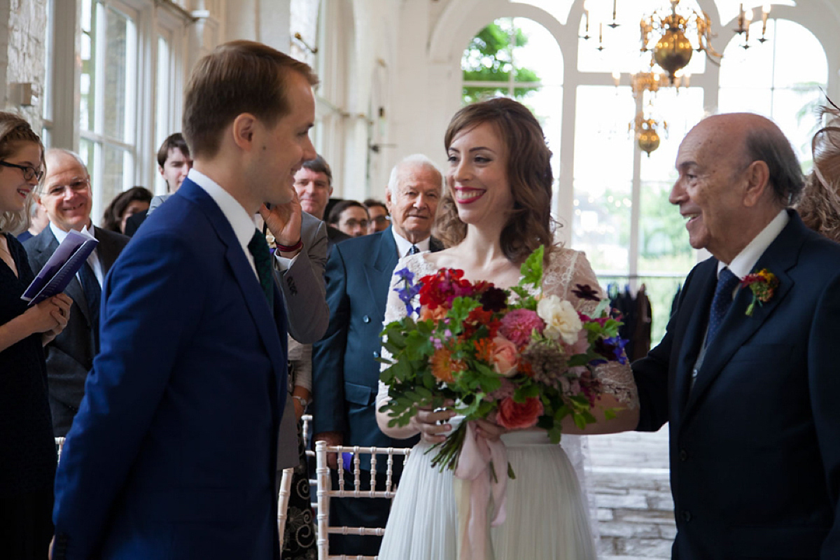 Catherine Deane and Lorie X bridal separates for a bright and colourful September wedding. Photography by Christina Cuevas.