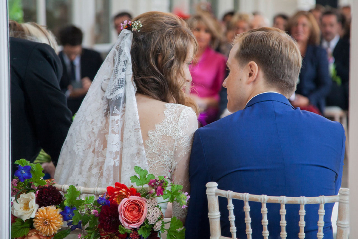 Catherine Deane and Lorie X bridal separates for a bright and colourful September wedding. Photography by Christina Cuevas.