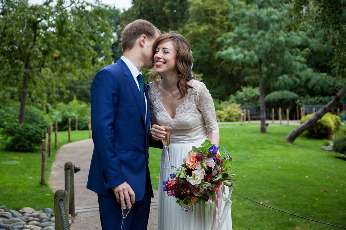 Catherine Deane and Lorie X bridal separates for a bright and colourful September wedding. Photography by Christina Cuevas.