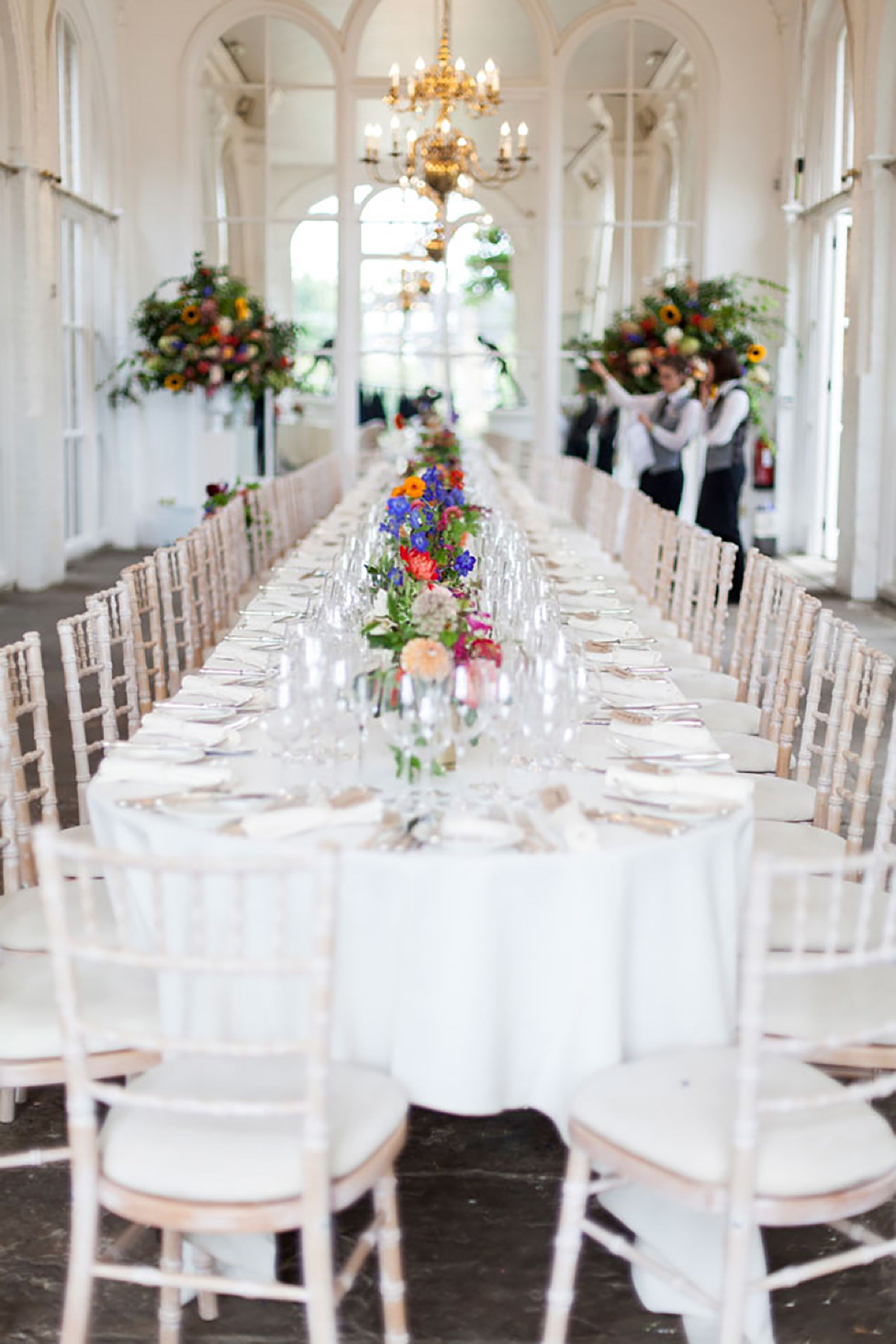 Catherine Deane and Lorie X bridal separates for a bright and colourful September wedding. Photography by Christina Cuevas.