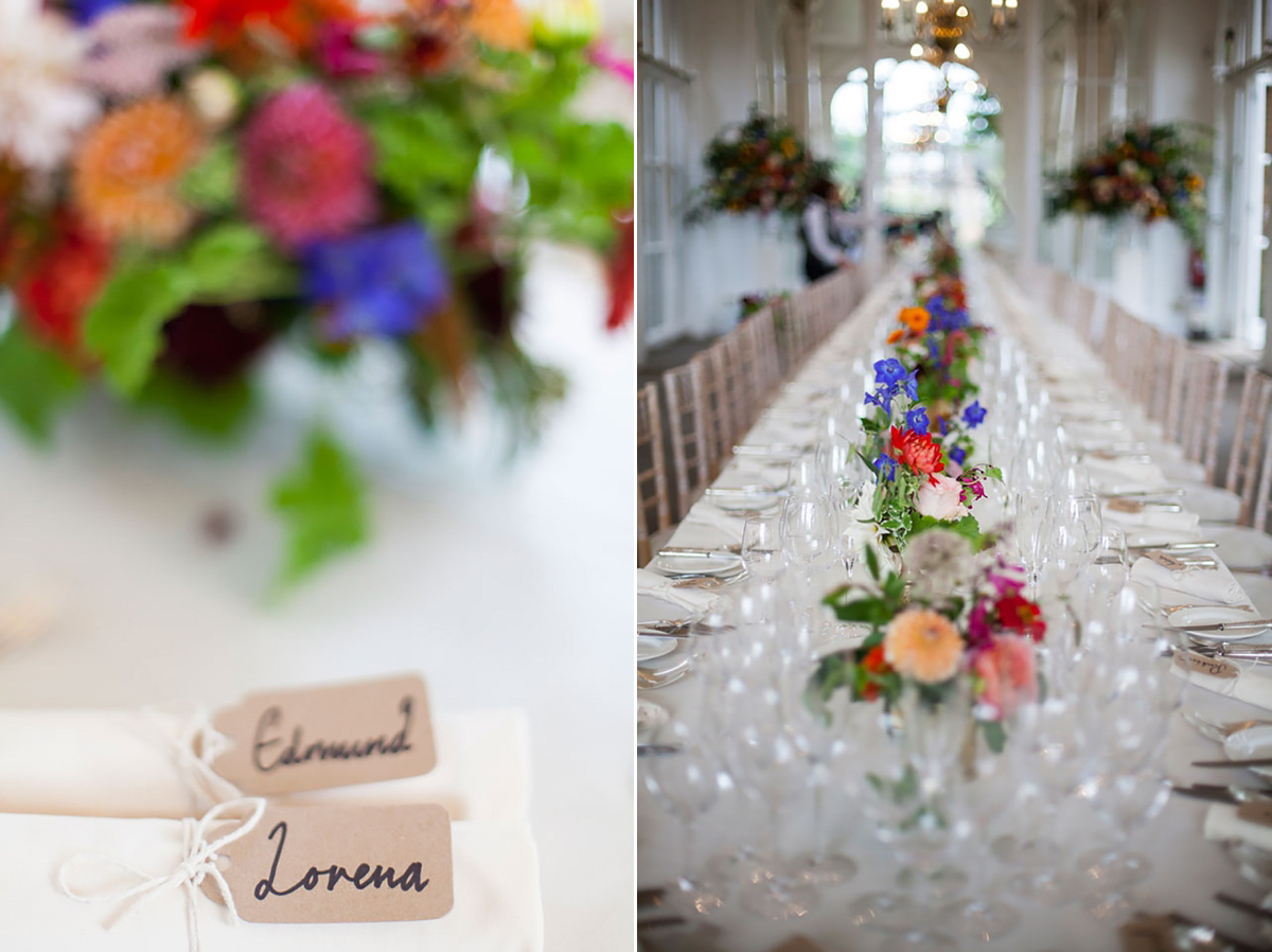 Catherine Deane and Lorie X bridal separates for a bright and colourful September wedding. Photography by Christina Cuevas.