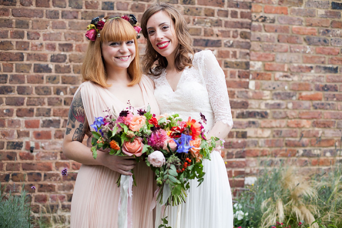 Catherine Deane and Lorie X bridal separates for a bright and colourful September wedding. Photography by Christina Cuevas.