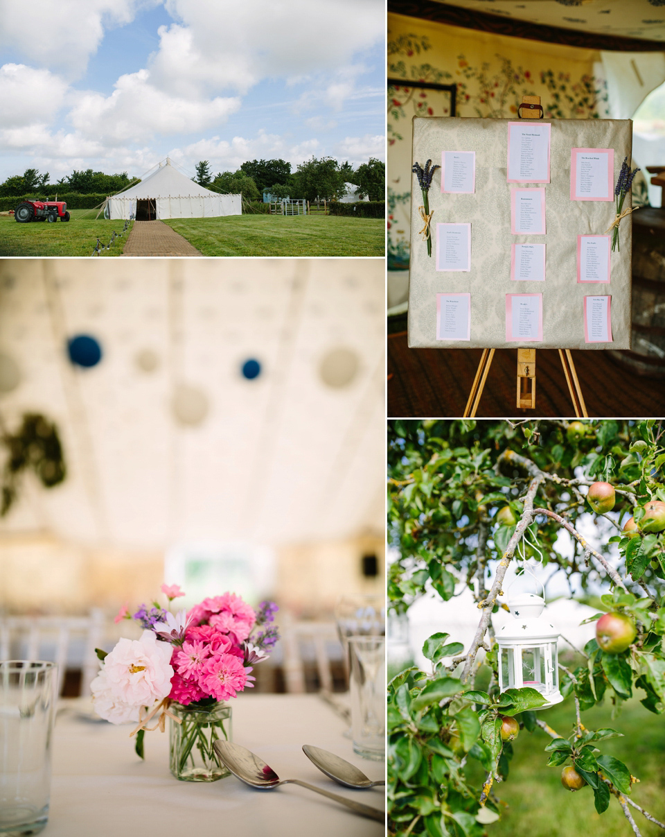 Laurie wore a Belle and Bunty gown for her relaxed and rustic wedding on the family farm. Photography by Hayley Savage.