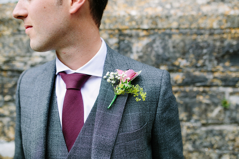 Laurie wore a Belle and Bunty gown for her relaxed and rustic wedding on the family farm. Photography by Hayley Savage.