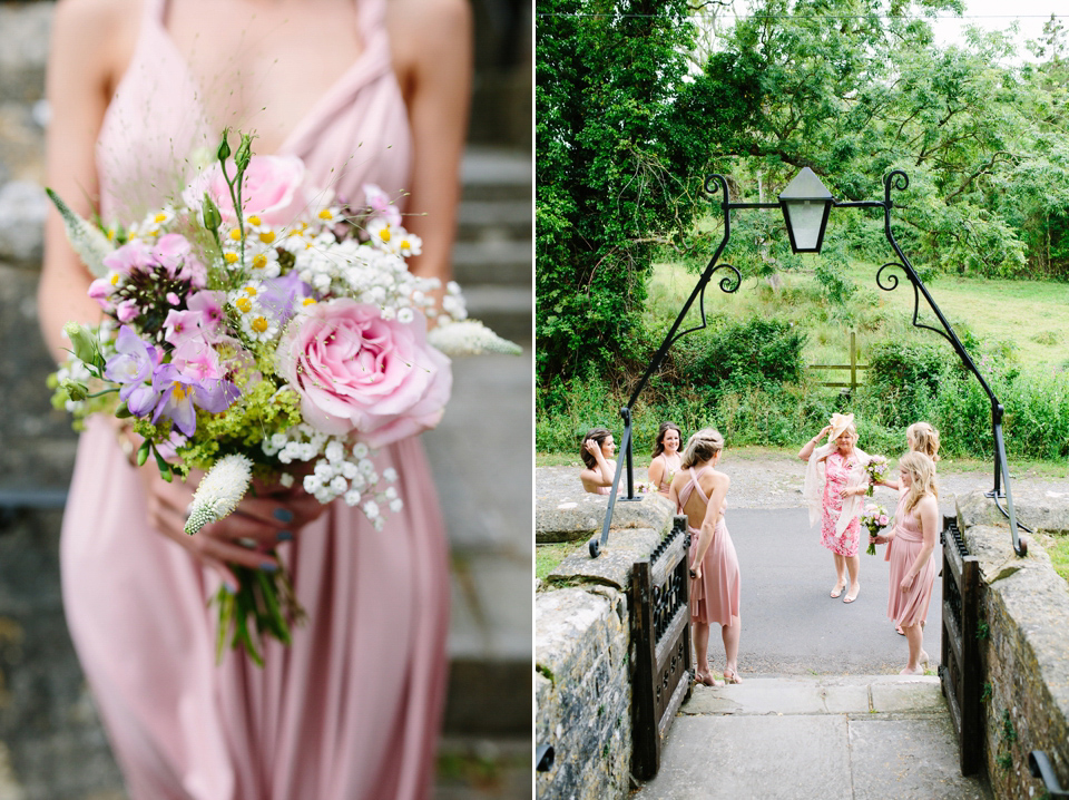 Laurie wore a Belle and Bunty gown for her relaxed and rustic wedding on the family farm. Photography by Hayley Savage.