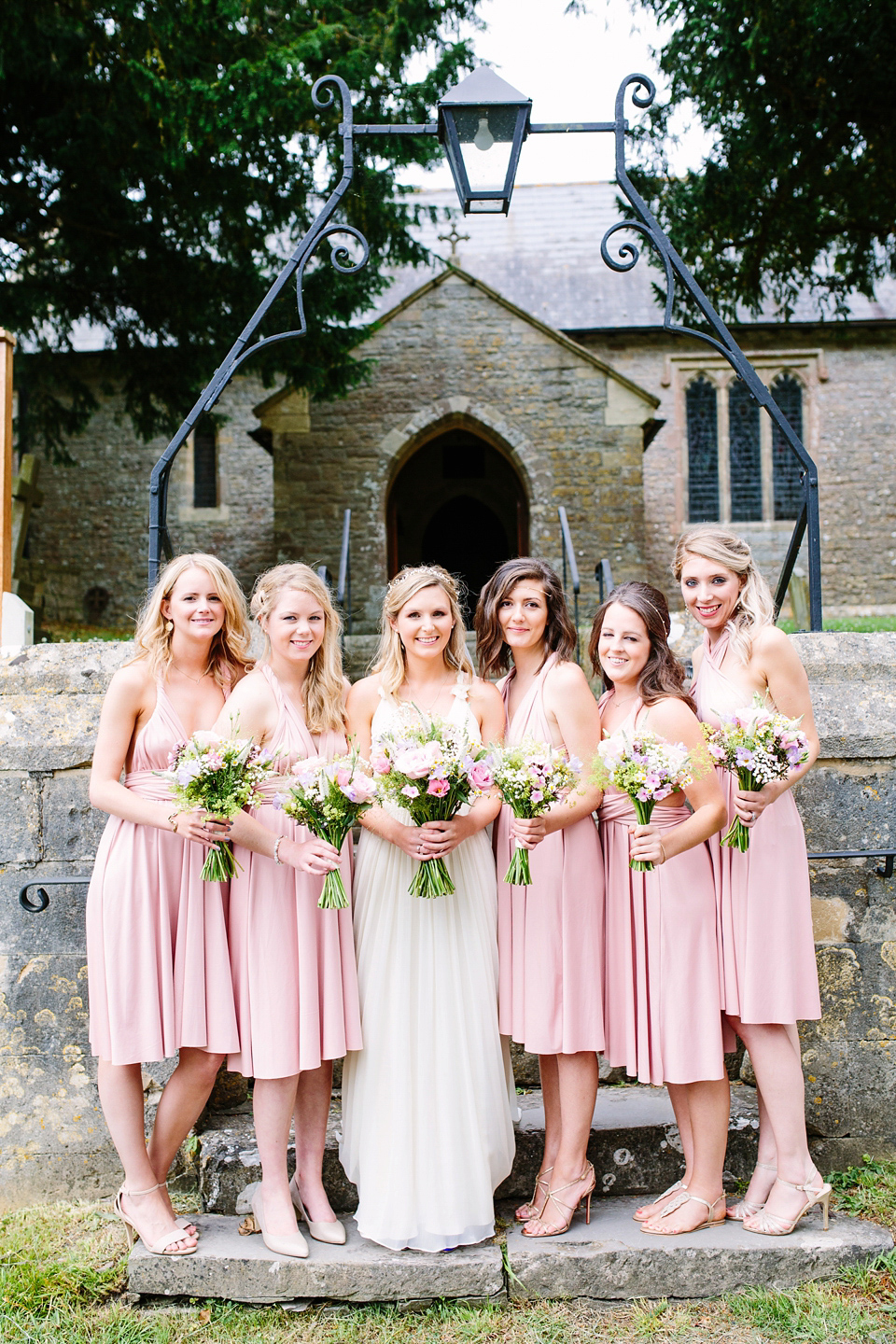 Laurie wore a Belle and Bunty gown for her relaxed and rustic wedding on the family farm. Photography by Hayley Savage.