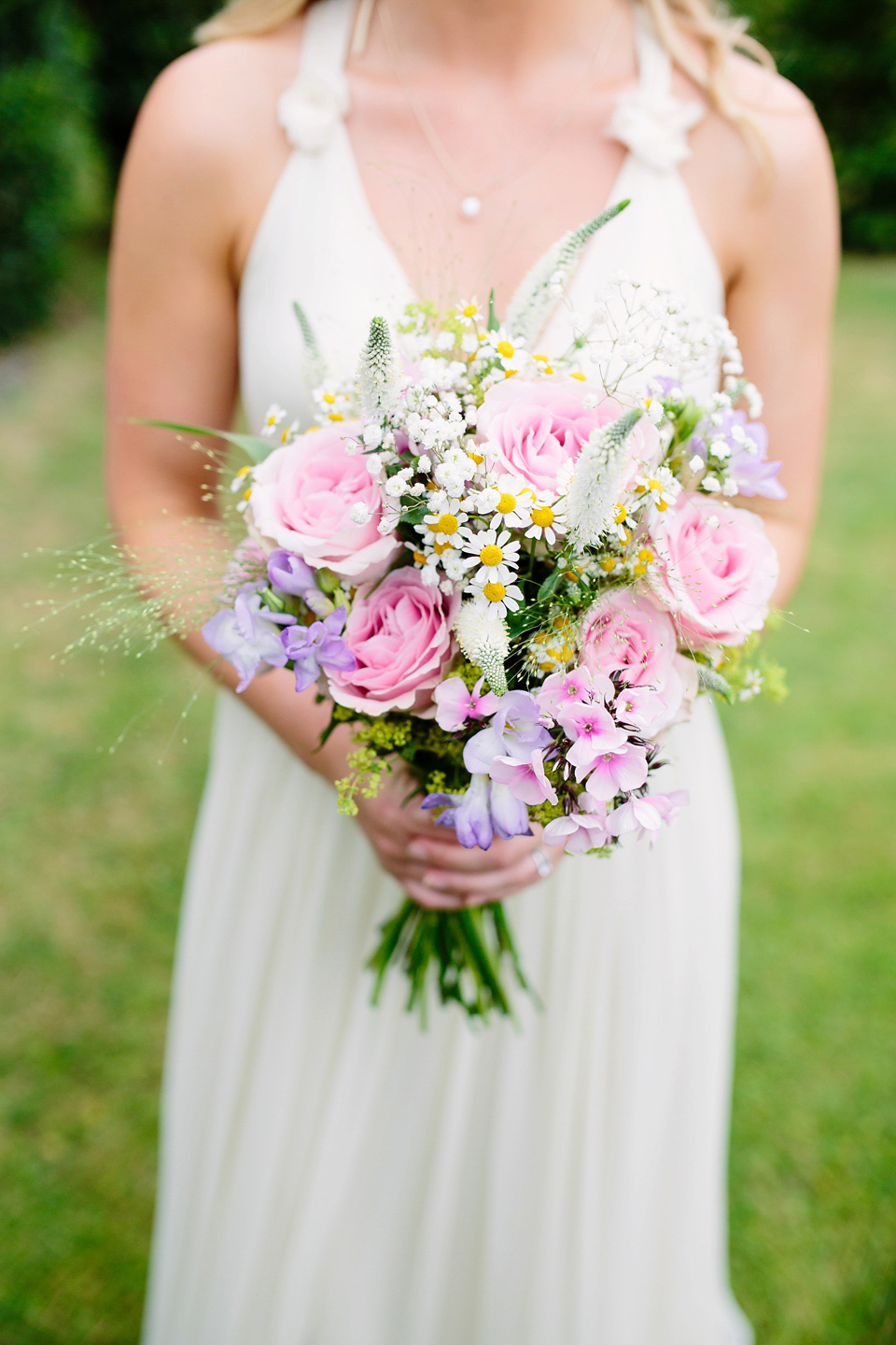 Laurie wore a Belle and Bunty gown for her relaxed and rustic wedding on the family farm. Photography by Hayley Savage.