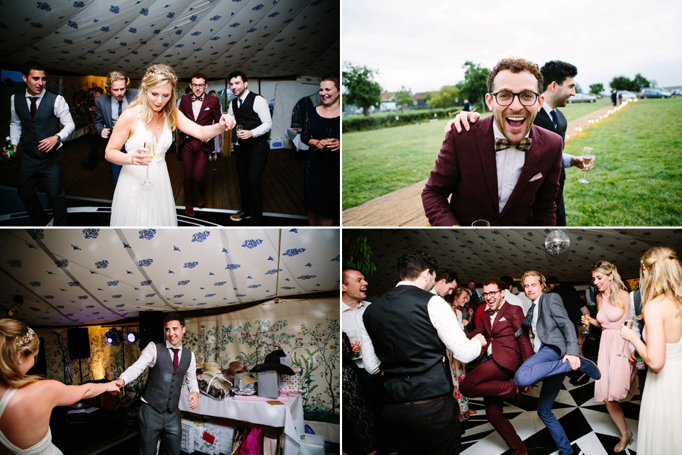 Laurie wore a Belle and Bunty gown for her relaxed and rustic wedding on the family farm. Photography by Hayley Savage.