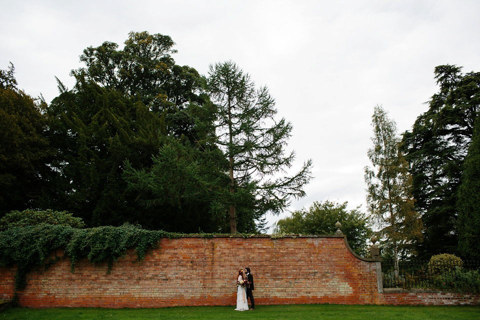 A Humanist woodland wedding for an ethereal, flame haired 1940's inspired bride. Photography by Caro Weiss, film by Sugar8.