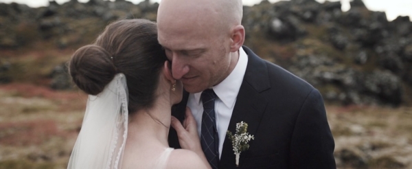 A BHLDN Gown for a Charming and Love Filled Destination Wedding in Iceland