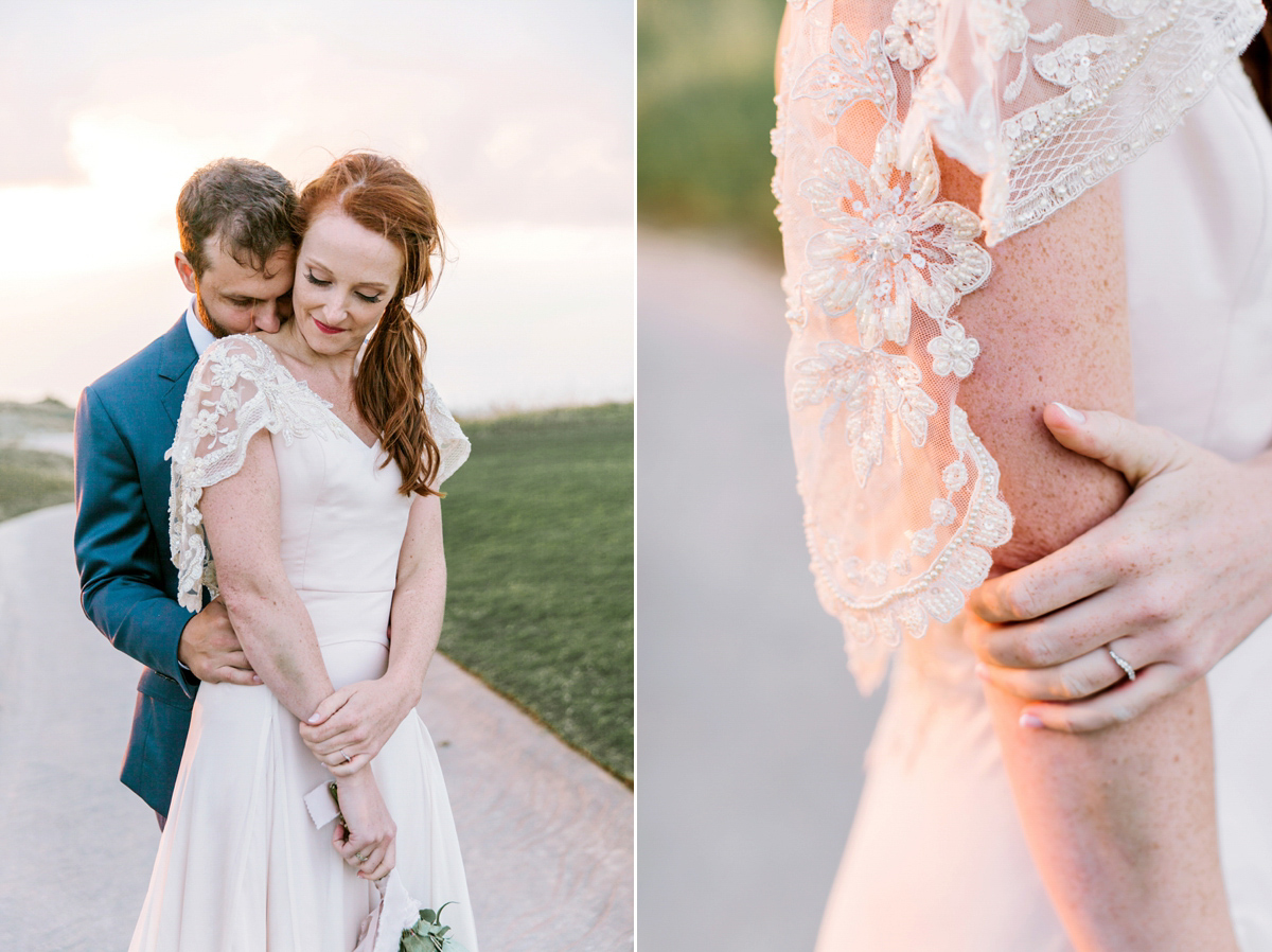 A House of Moirai dres for a stylish boho wedding in Abu Dhabi. Photography by Maria Sundin.