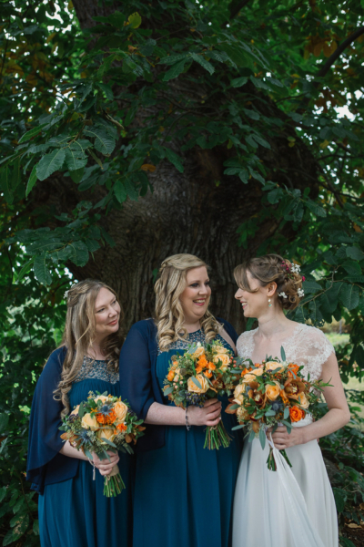 Green Wedding Shoes and a Rownjoy Gown for a Botanical Gardens Autumn Wedding