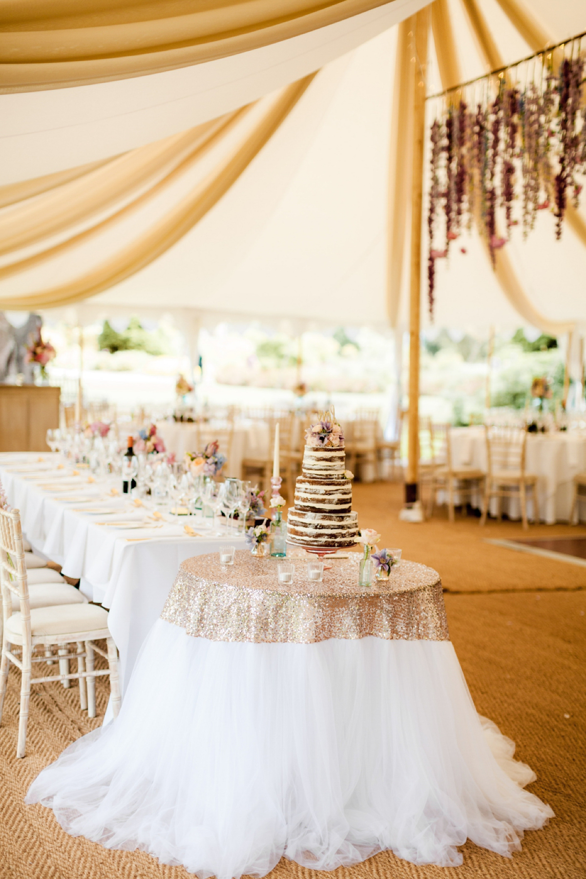 Maggie Sottero for a flower filled country garden wedding. Photography by Naomi Kenton.